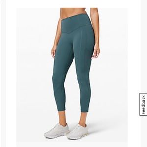 All the right places crop 23 in desert teal size 4